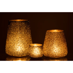 J-Line photophote Paillettes - verre - vert foncé - large