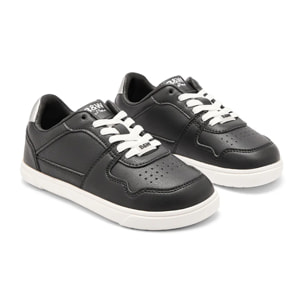 Sneakers flessibili con punta larga GoFlex per bambini, nere