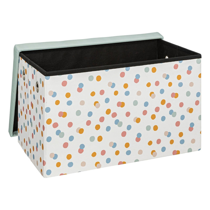 Puf plegable infantil enio azul 57x36cm