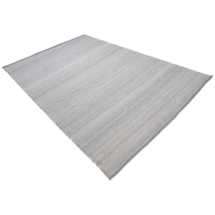 QUENTIN - Tapis d'extérieur rectangulaire 160x230cm gris/blanc