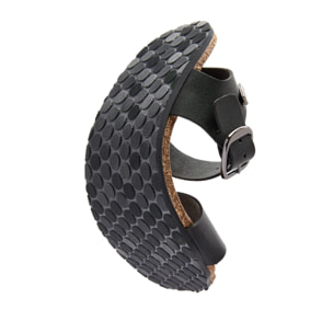 Sandalias Abiertas Barefoot Goflex en Negro