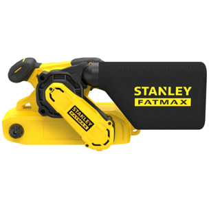 Ponceuse à Bande 1010 W Vitesse 390 m/min, Plateau 533 x 76 mm, Filaire et Compacte STANLEY Fatmax FMEW204K-QS - Livrée en Mallette avec 1 Abrasif