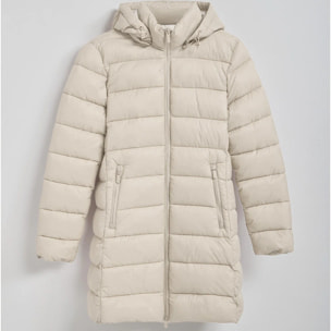 Abrigo Suzette ultralight beige con parche Rigby Go