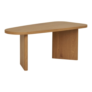 Melo - Tavolino da salotto in MDF naturale 100x50x41 cm