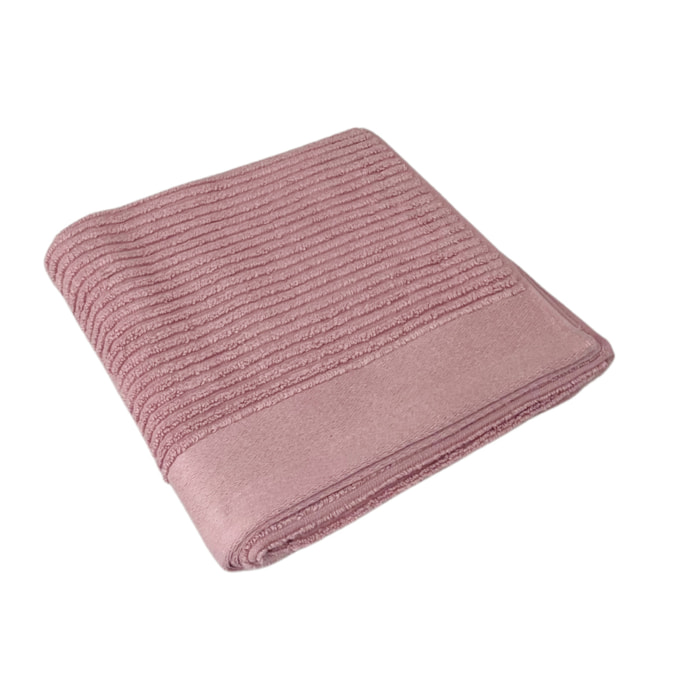 Asciugamano Salvietta Bagno In Morbida Spugna Assorbente Boutique Colore Rosa
