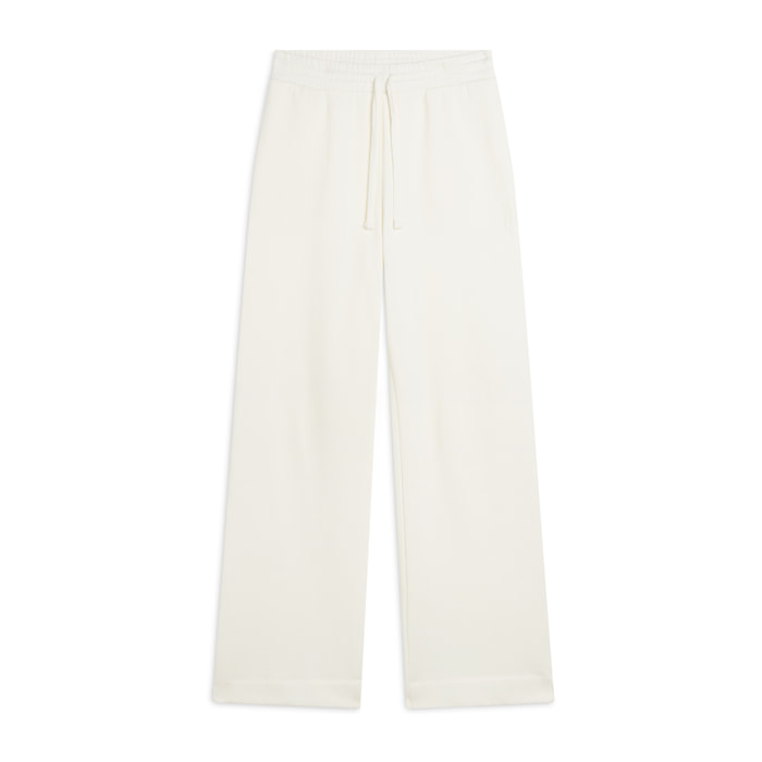 Pantalone da donna con gamba ampia in felpa