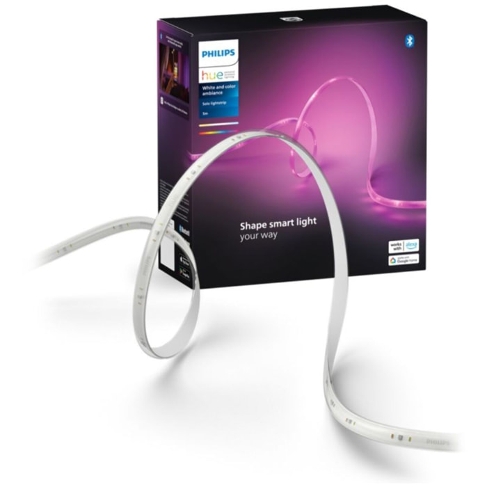 Ruban LED PHILIPS HUE  W&C Lightstrip Solo 5m