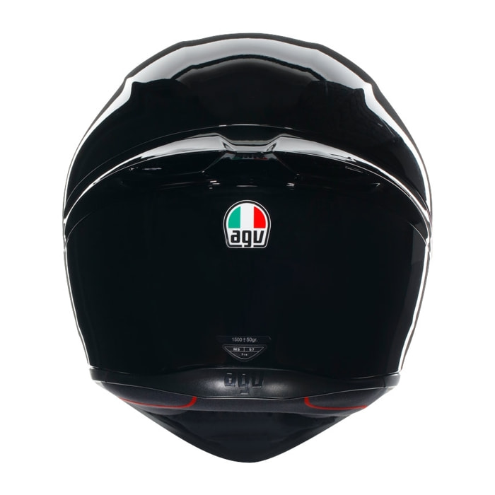 CASCO AGV K1 S AGV E2206 BLACK (BRILLO)