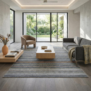 Tapis kilim Voma, doux et soyeux motif Ethnique