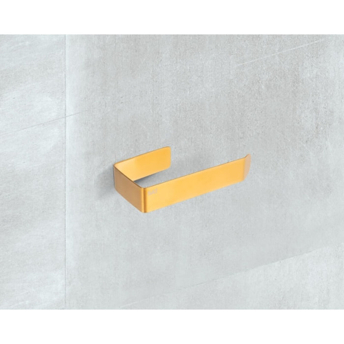 Mood Porte-papier toilette design en acier inoxydable, or brossé (SATDMOOD26BZ)