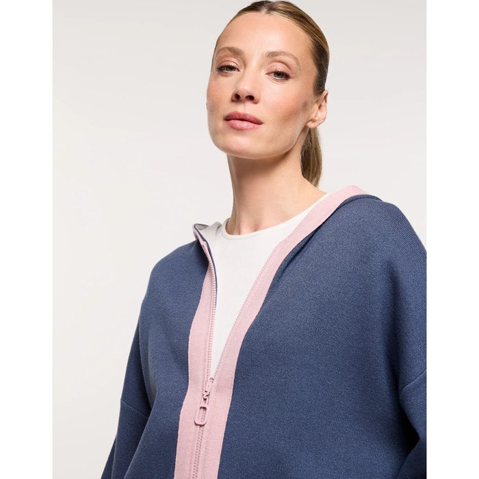 Chaqueta Poncho Azul Marino - Melbina