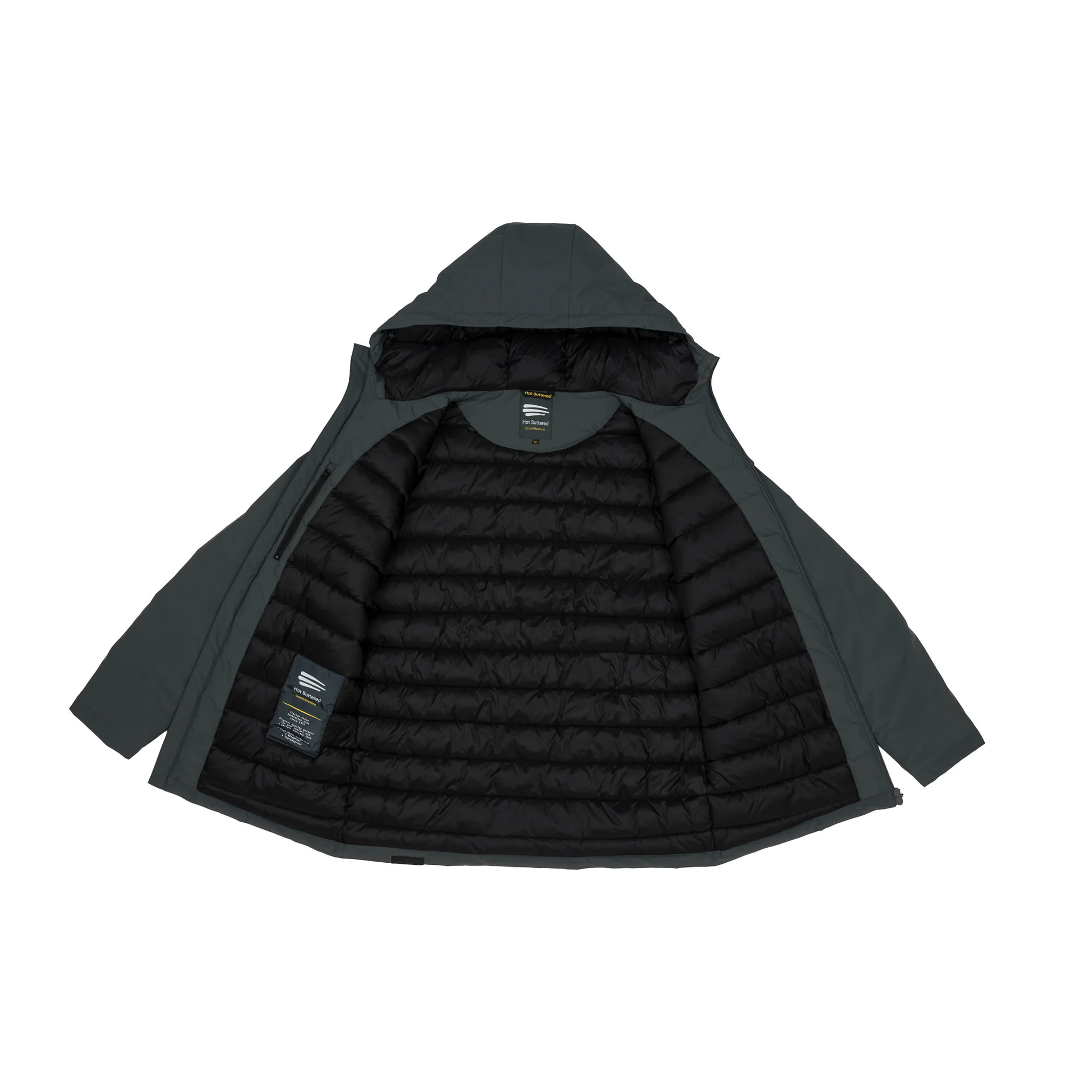 Parka POKHARA acolchada impermeable Gris