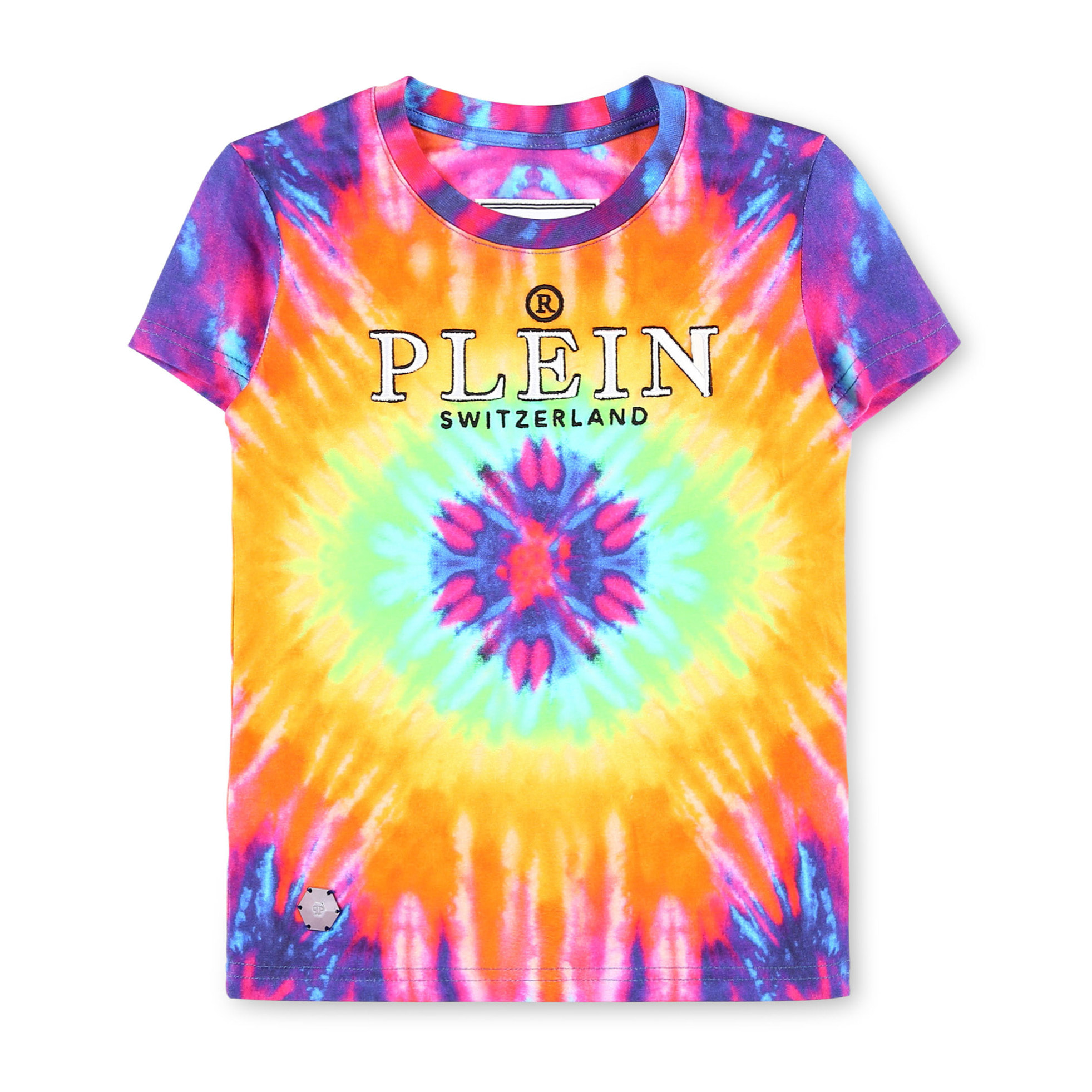 PHILIPP PLEIN T-Shirt Round Neck Ss TIE DYE