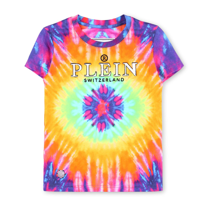 PHILIPP PLEIN T-Shirt Round Neck Ss TIE DYE