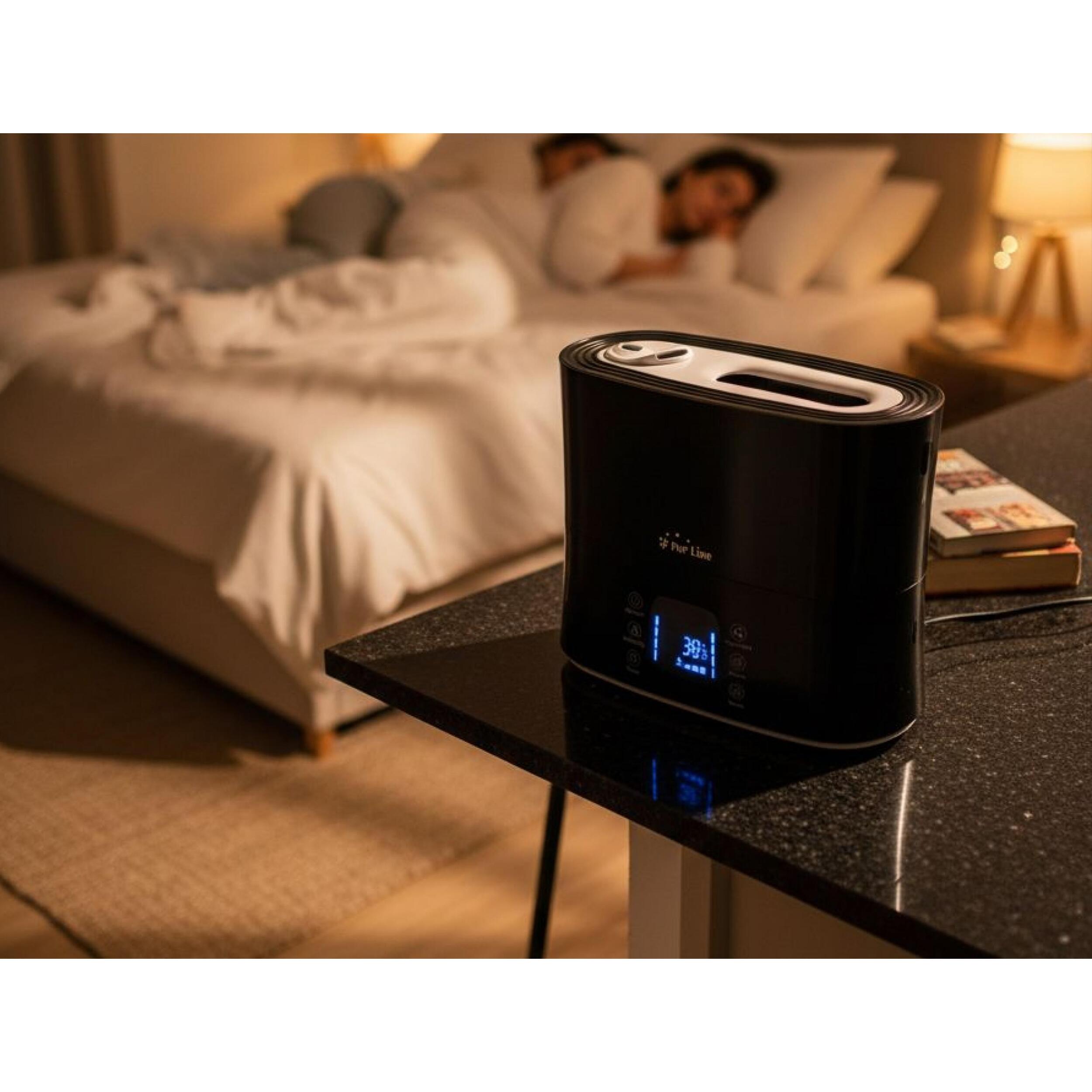 Humidificador de ultrasonidos 8W vapor frío y templado 35m2 HYDRO 14 PURLINE