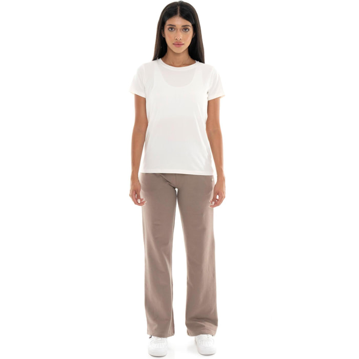 Camiseta de manga corta para mujer con placa Leone 1947 Never Without