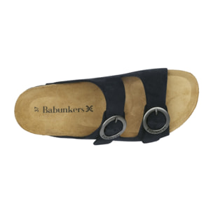 SANDALIA BARCELONA BABUNKERS NEGRO
