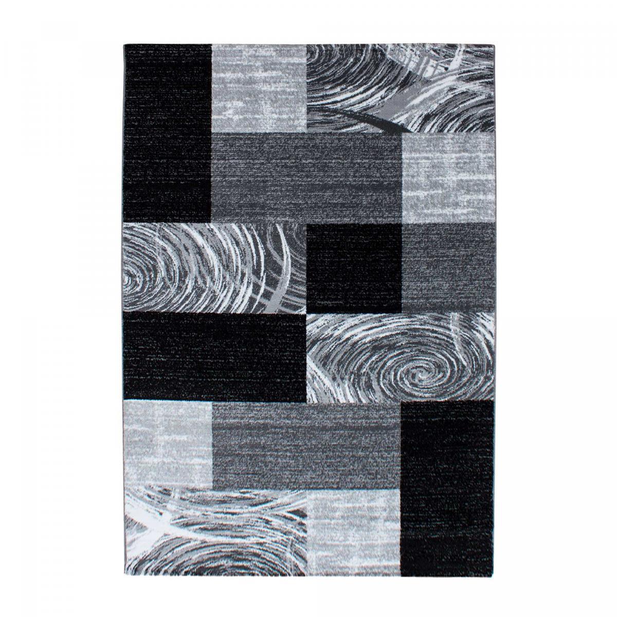 Tapis salon et chambre tissé motif géométrique NUPE