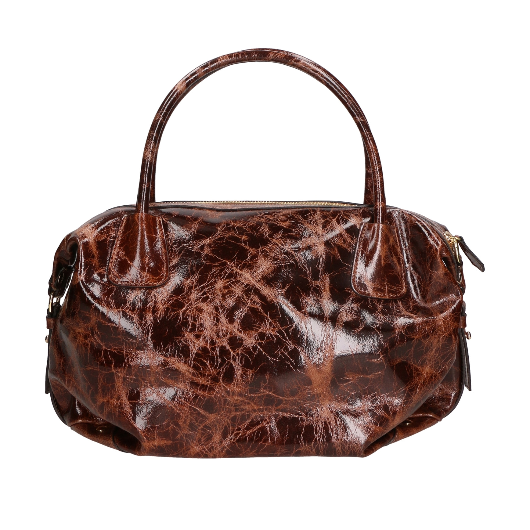 Borsa a spalla da Donna Wilma in Vera Pelle Made in Italy 34x23x13 cm