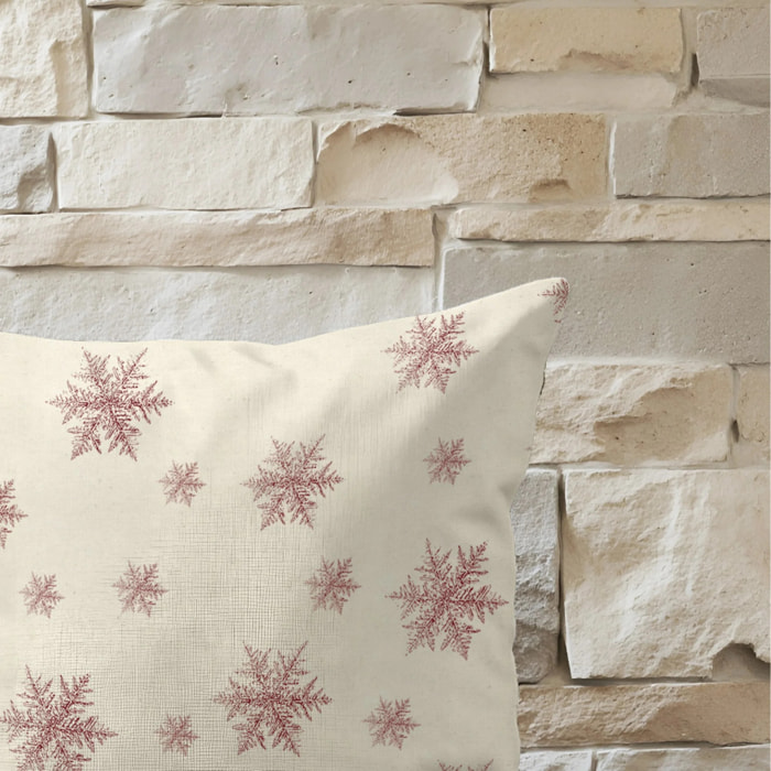 Housse de coussin 100% algodón Christmas red Toile 30x50 cm