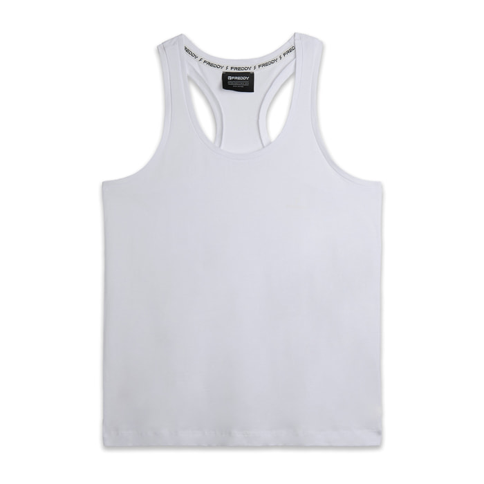 Canotta sportiva con retro a vogatore