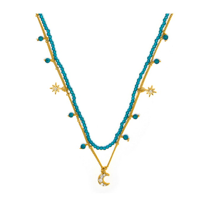 Collar Ayora acabado oro amarillo 18k