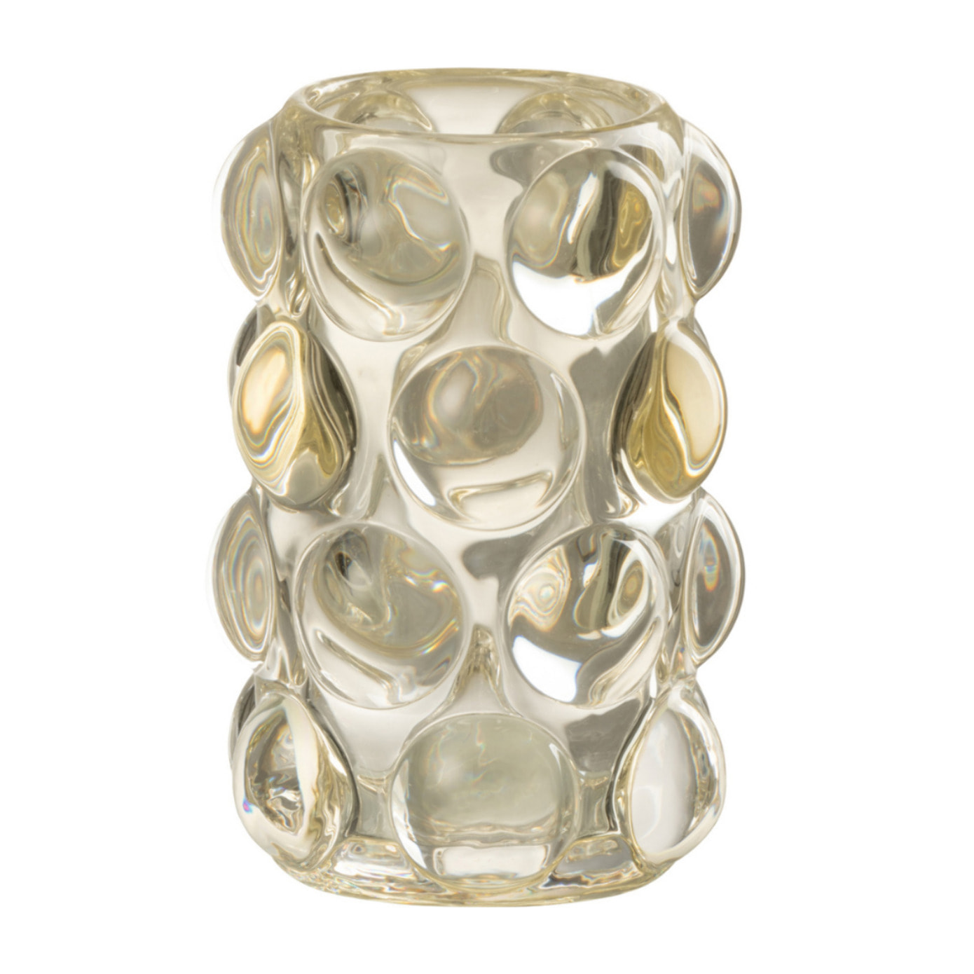 J-Line photophore Bollie - verre - jaune