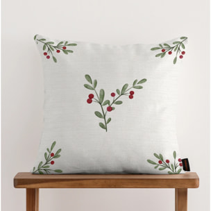 Housse de coussin 100 % coton Christmas Twig A 50x50 cm