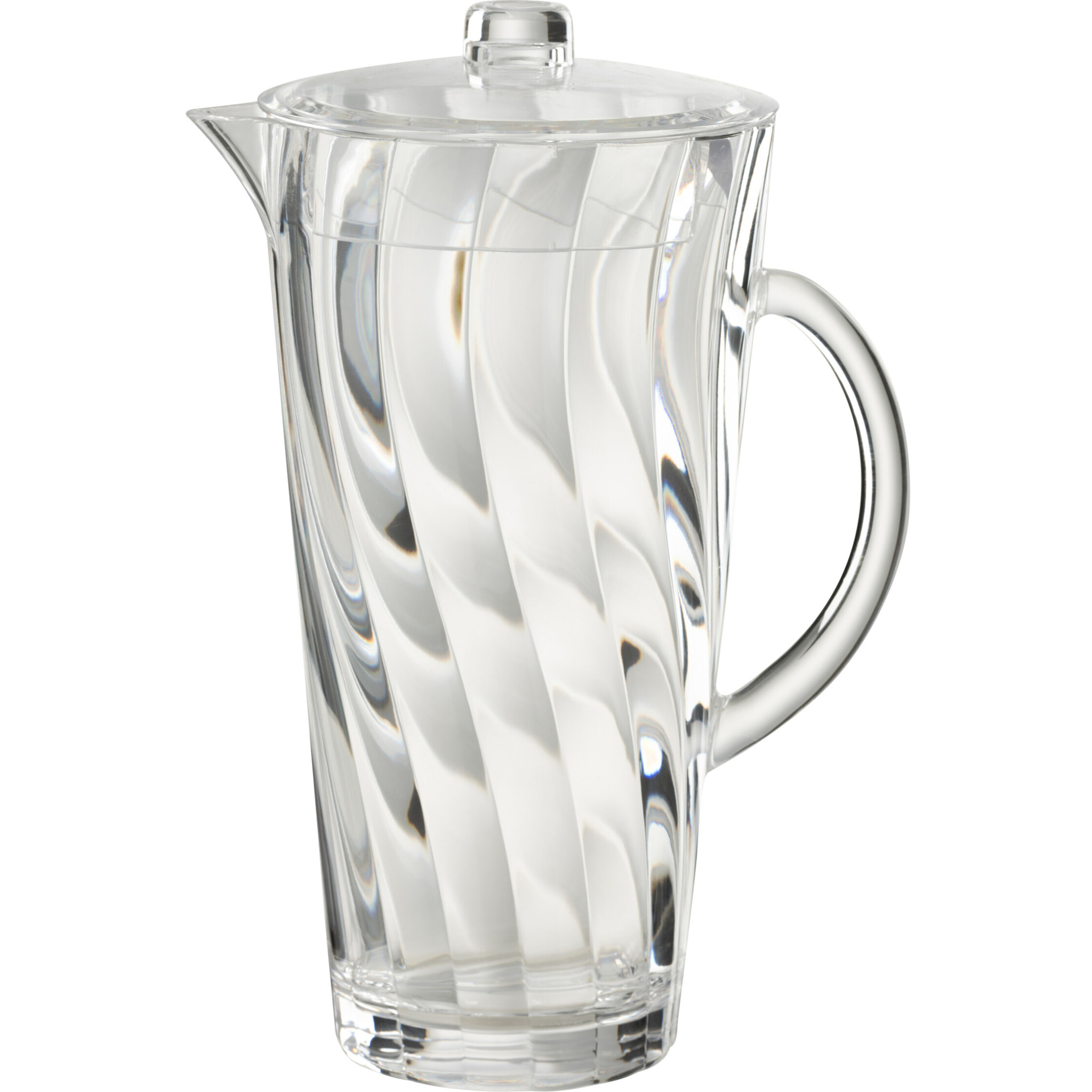 J-Line Pichet Vague - plastique - transparent