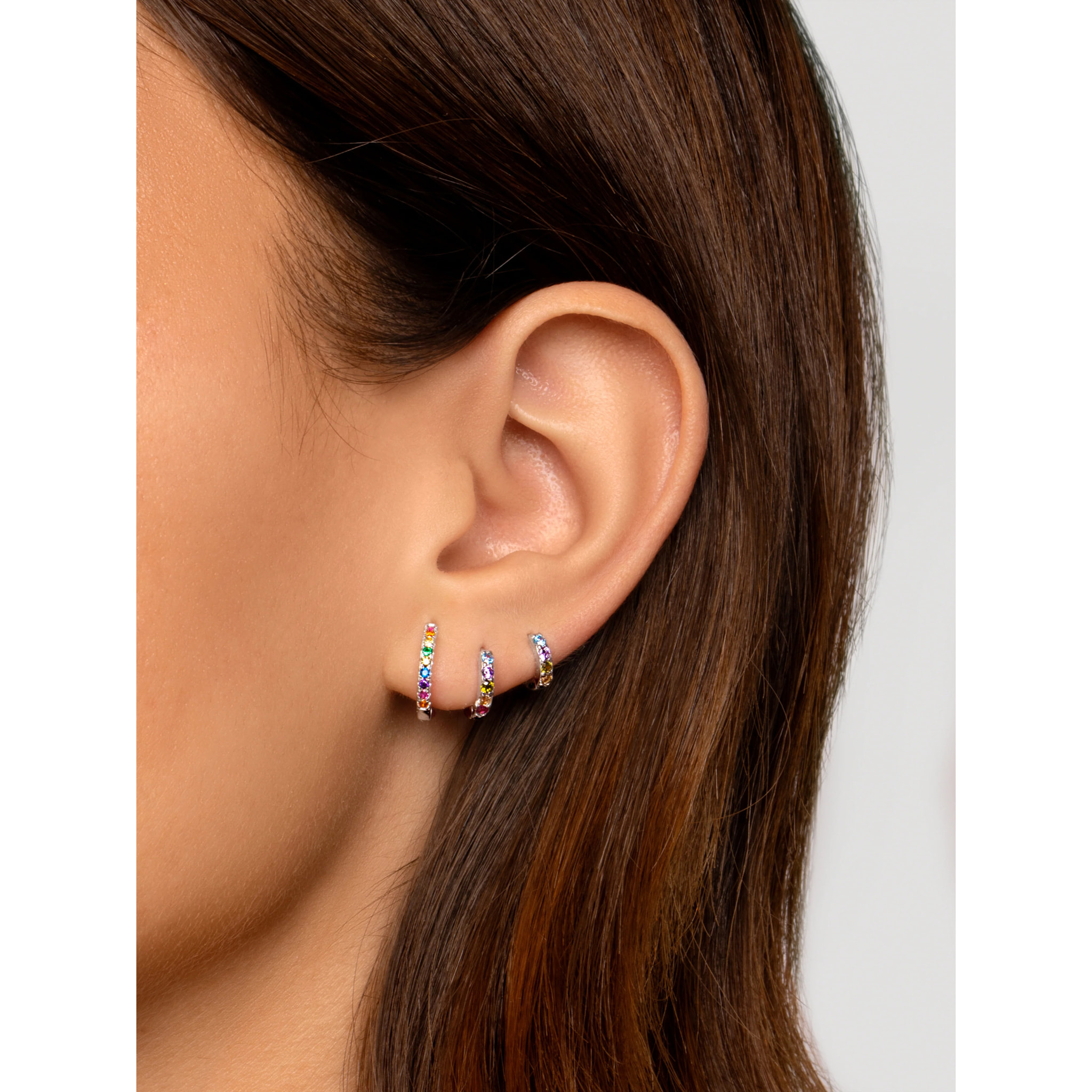 Orecchino Singolo Cleo S Colors in Argento