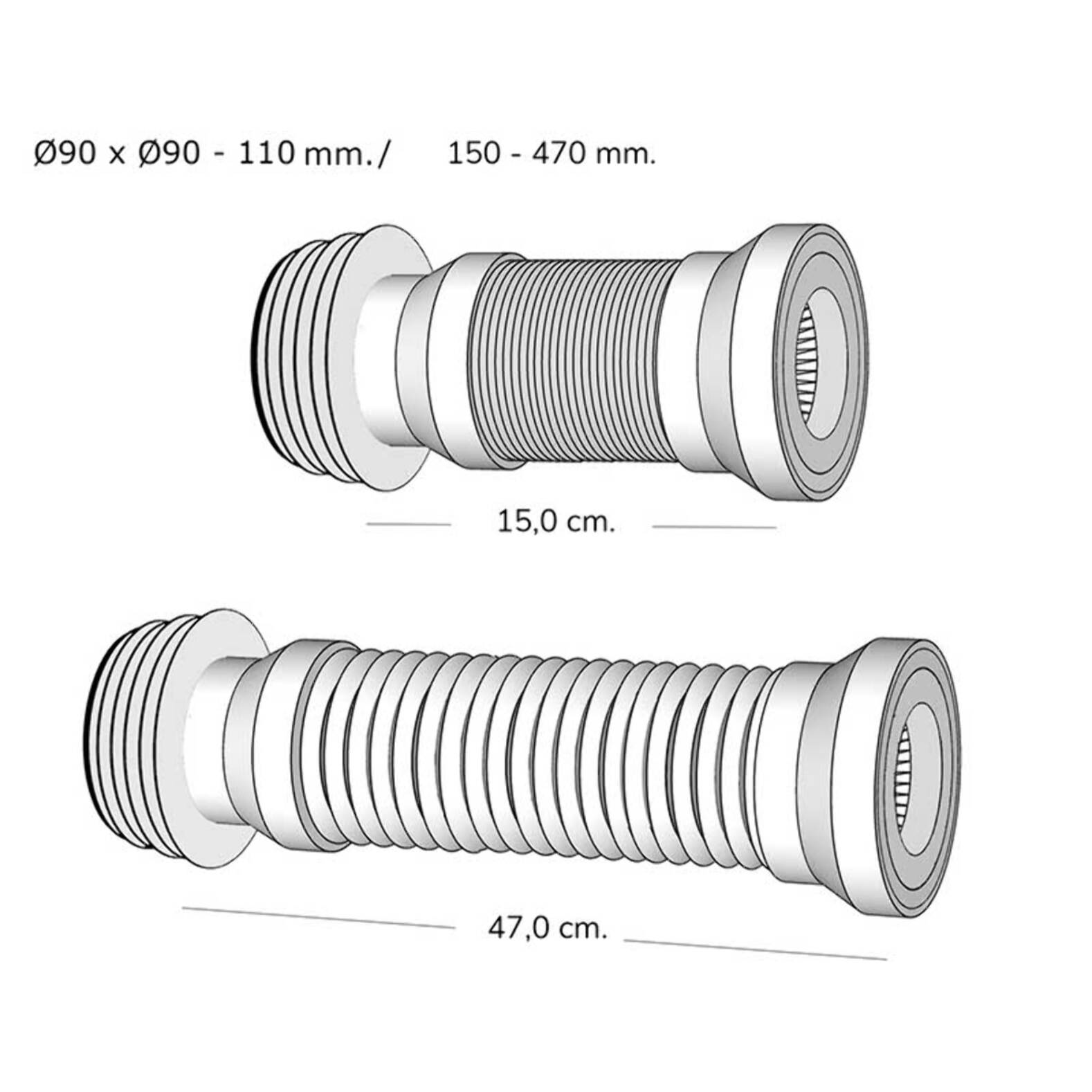 Pack Wc PMR + Manguito Conector | Inodoro Adaptado | Movilidad Reducida | Tapa Amortiguada | Doble Descarga | Salida Dual | Alday