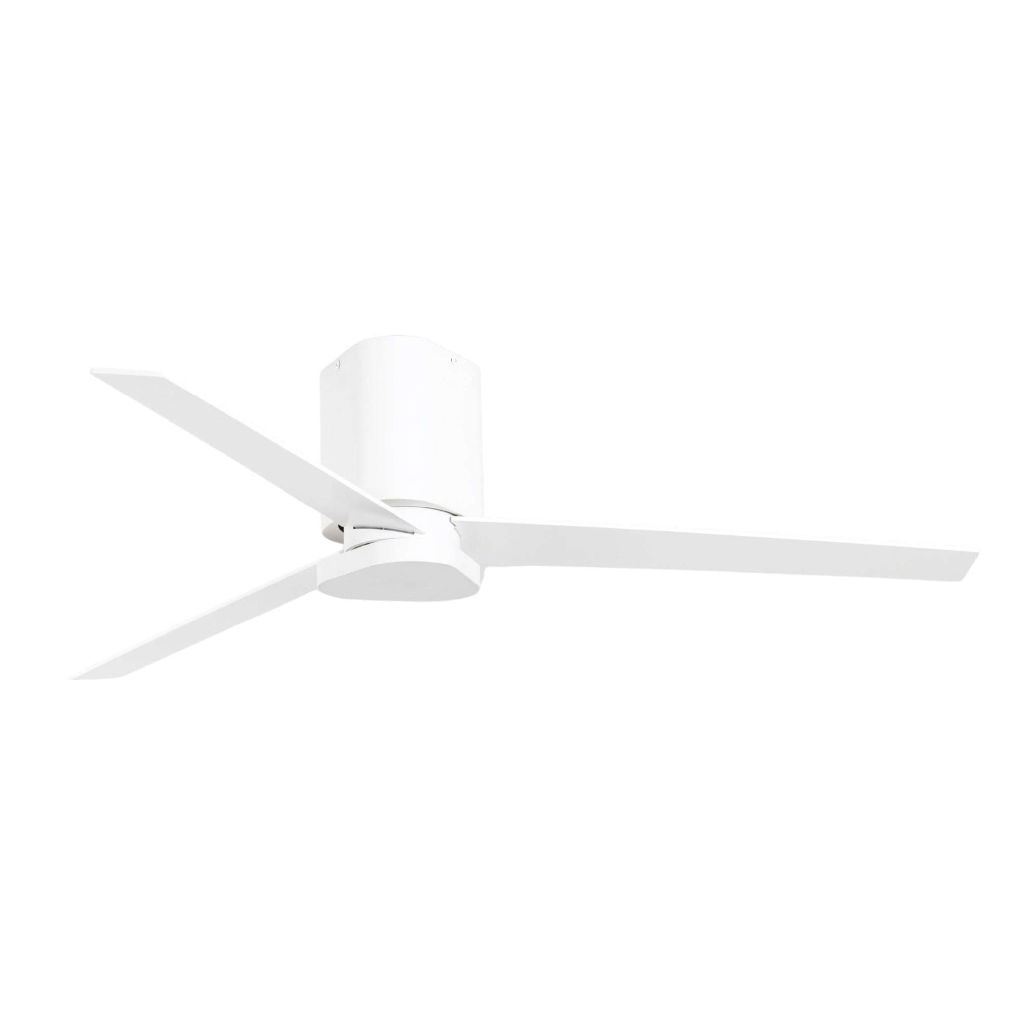 Forlight - Ventilador PLEGO Acero, PMMA Blanco palas Madera clara, OPAL