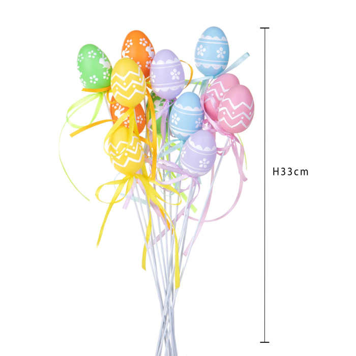 Uova pick assortite conf da 12pz - 3 confezioni - Colore: Assortite - Bianchi Dino