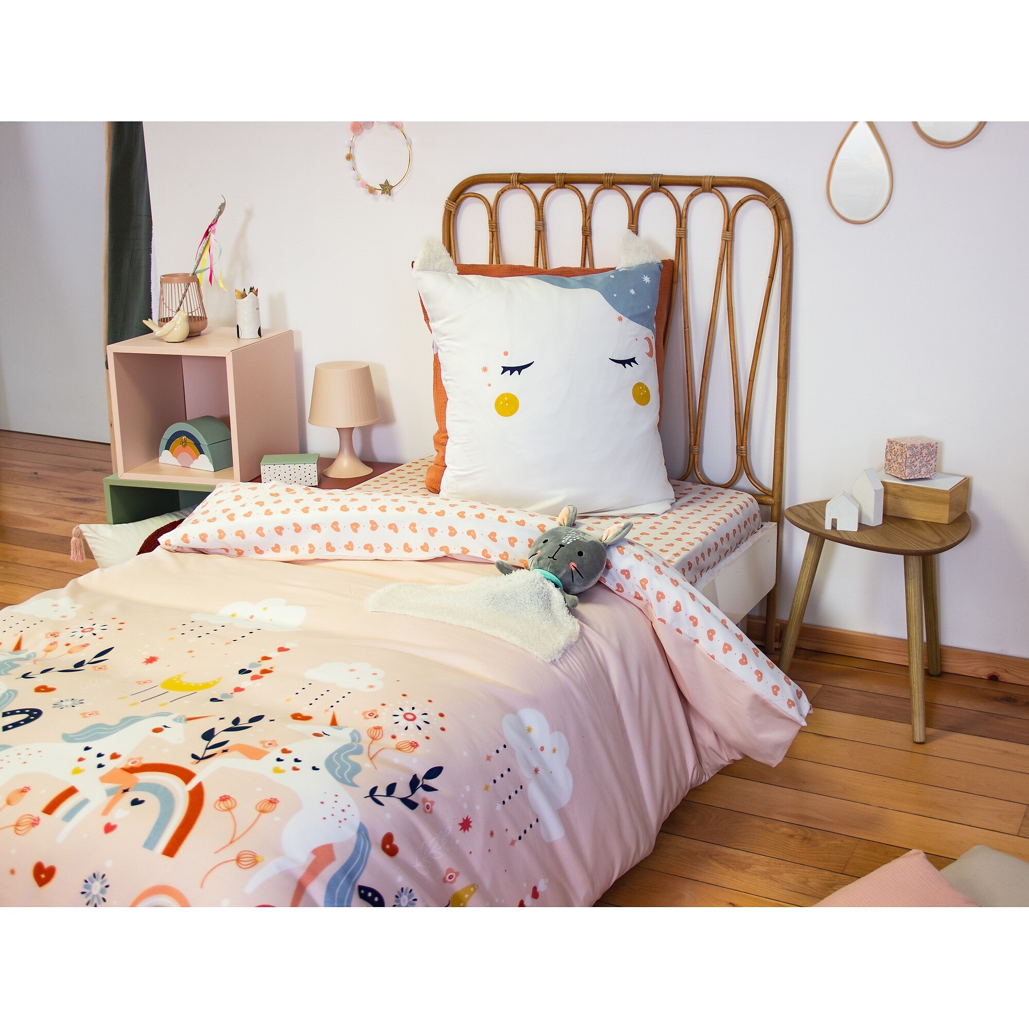 Parure de lit enfant 100% microfibre - FEERIQUE