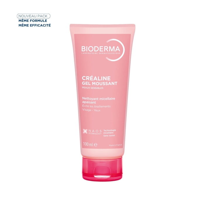 Créaline Gel Moussant - Nettoyant Micellaire à Rincer - Peaux Sensibles