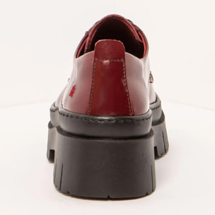 Zapatos 1952 NAPPA SHINNY BURDEOS/ AMBERES color Burdeos