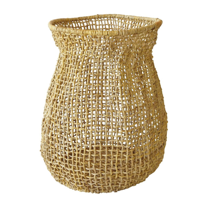 Panier/cache-pot en fibre naturelle h50cm