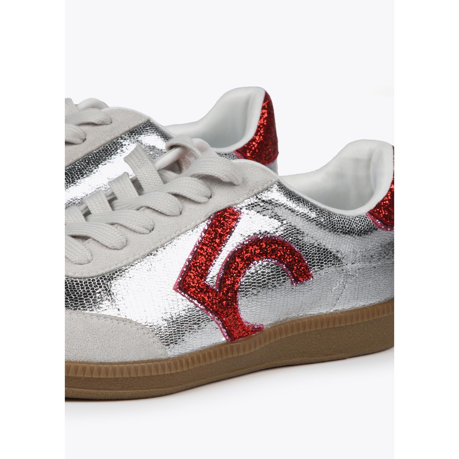 Sneakers metallizzate e LC glitter