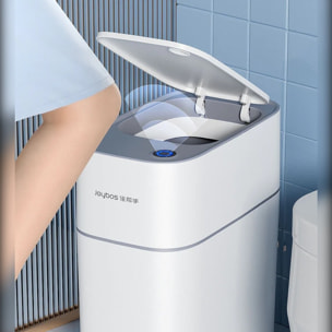 Papelera cubo de basura 15 l con sensor de movimiento inteligente sin contacto - incluye 20 bolsas de basura