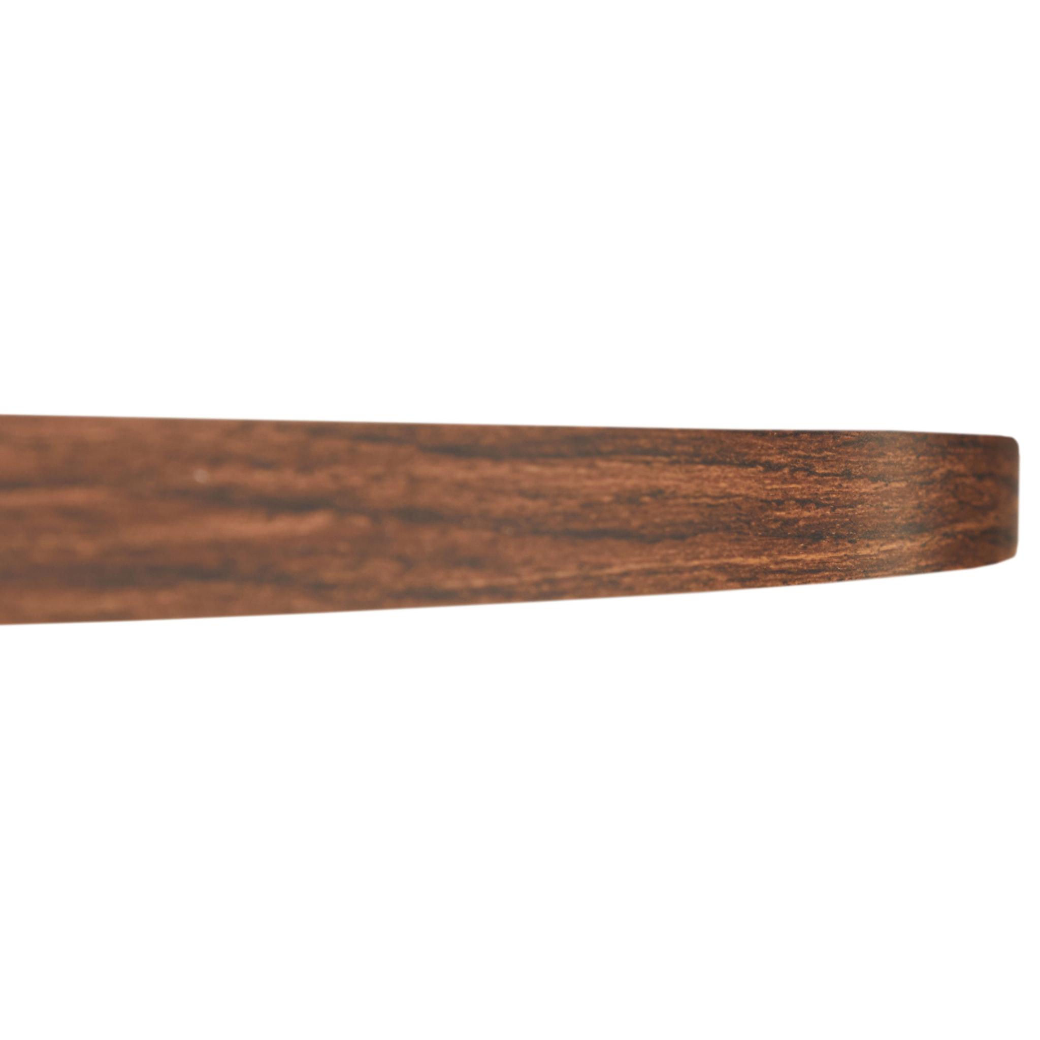 Table à manger ronde 110cm en bois foncé LIV