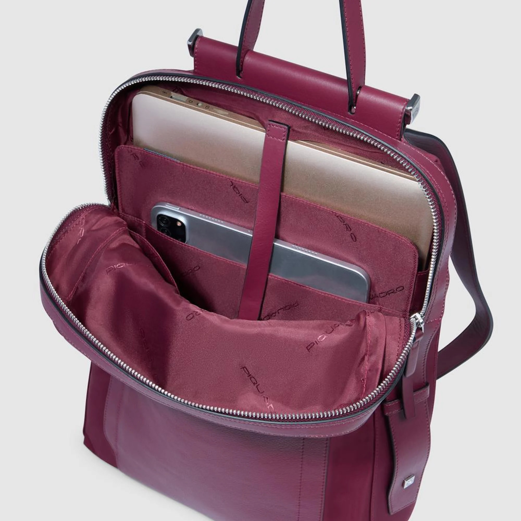 Piquadro Zaino porta PC e porta iPad® con protezioni antiurto e RFID