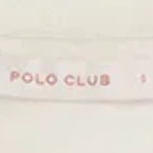 Camiseta color crudo de manga larga en mezcla de lino con logo Polo Club