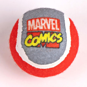 Set para mascota con juguete diseño marvel