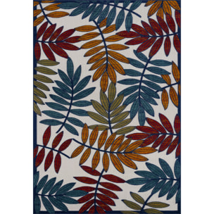 Cabana - Tapis d'extérieur multicolore avec motif à relief