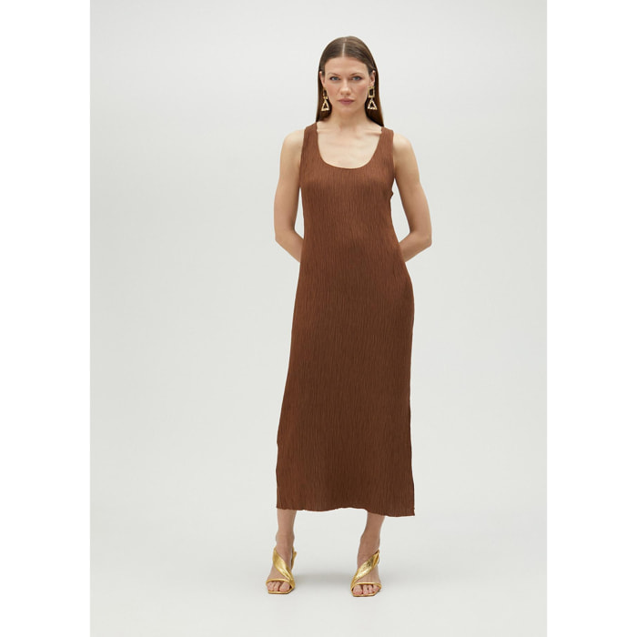 Vestito midi con spalline