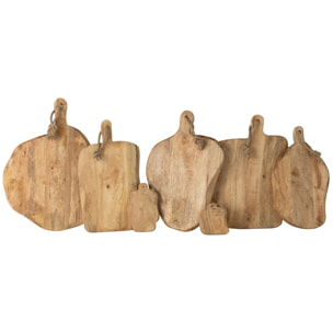 J-Line planche ronde - bois - naturel - large