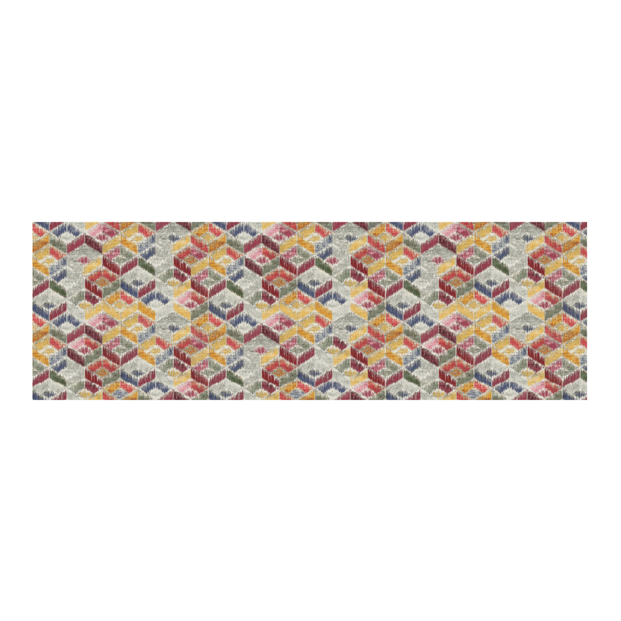 Tappeto Passatoia Cucina Con Retro Antiscivolo Antisfilo Linea Futura Cube