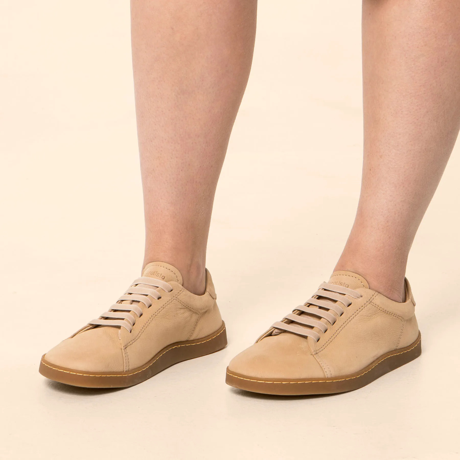Zapatos N5910L NOBUCK LAVADO CREAM/ ORIGEN color Cream