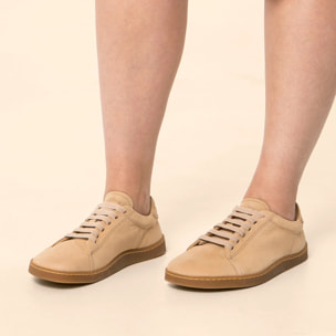 Zapatos N5910L NOBUCK LAVADO CREAM/ ORIGEN color Cream