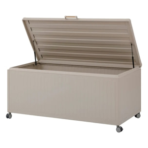 Coffre de rangement "Edenio" argile L 182,2 x 78 x 89,4cm en aluminium